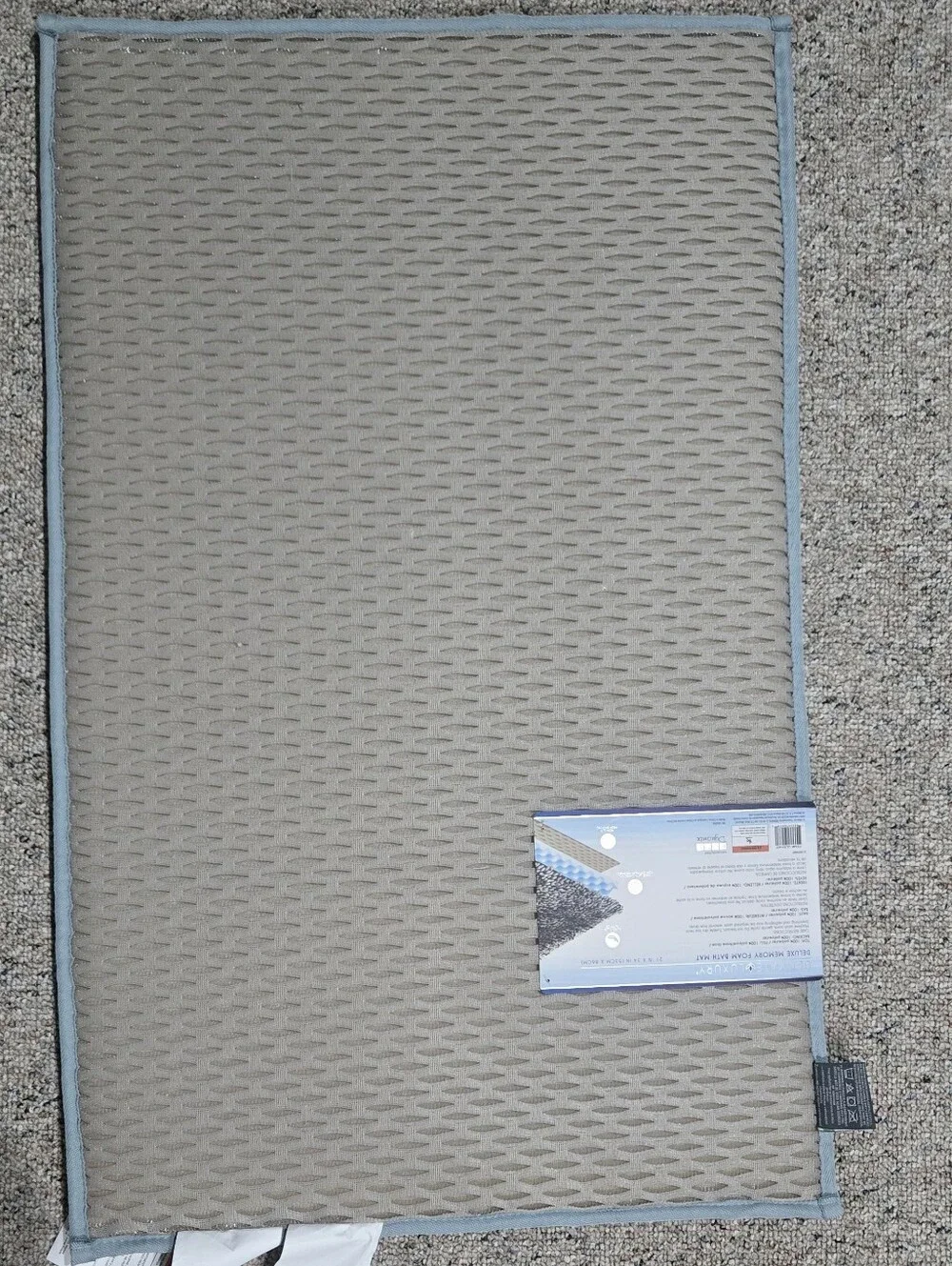 Textured Ultimate Luxury Deluxe Memory Foam Bath Mat